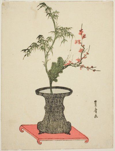 „Drei Freunde“ Ikebana von Utagawa Toyohiro