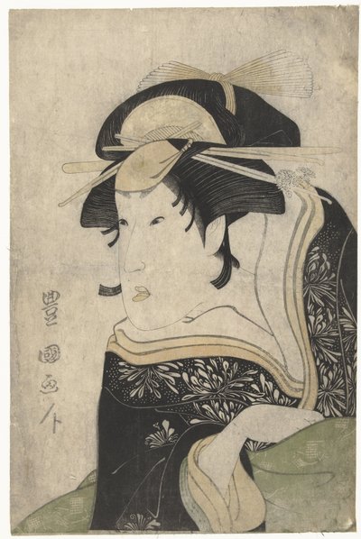 Büstenporträt von Segawa Kikunojo III von Utagawa Toyokuni (I)