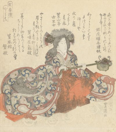 Segawa Kikunojô als Tomoe Gozen, ca. 1825-29 (Farbholzschnitt) von Utagawa Toyokuni