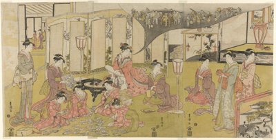 Das Kartenspiel von Utagawa Toyokuni I