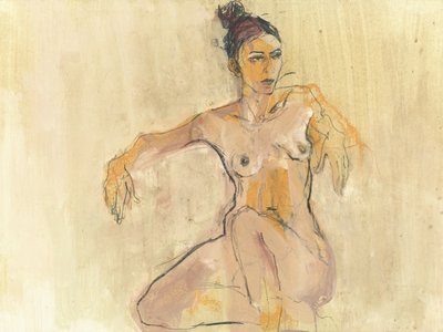 Elegante Nacktskizze von Ute Rathmann