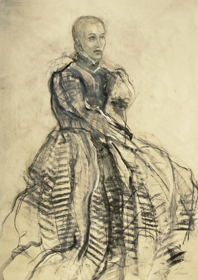 Elegantes Frauenporträt von Ute Rathmann