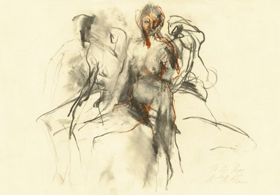 Ausdrucksvolle Figurenzeichnung von Ute Rathmann