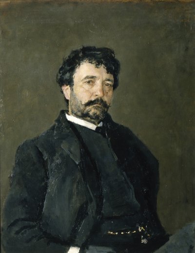 Porträt des Opernsängers Angelo Masini 1844-1926, 1890 von Valentin Aleksandrovich Serov