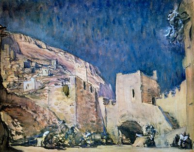 Bühnenbild für die Oper Judith von Alexander Serov, 1907 von Valentin Serov