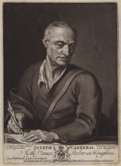 Joseph Carreras, Dichter und Kaplan von Catherine of Braganza von Valentine Green