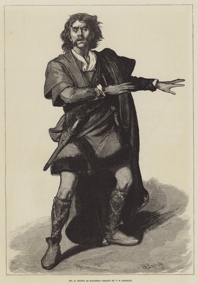 Mr. H. Irving als Macbeth von Valentine Walter Lewis Bromley