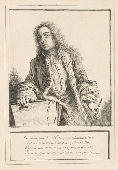 Figuren verschiedener Charaktere, Landschaften und Studien nach der Natur gezeichnet von Antoine Watteau (Band I) von Various Artists after Antoine Watteau
