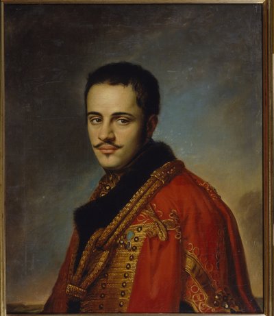 Porträt von Nikolay Niolayevich Raevsky dem Jüngeren (1801-1843) von Vasili Andreevich Tropinin
