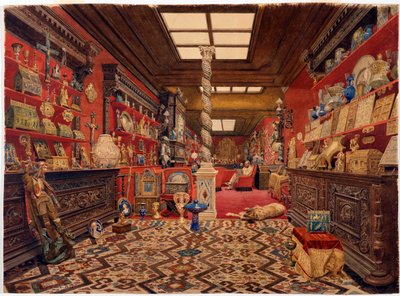 Die Galerie der Residenz von Alexander Basilewsky in Paris von Vasili Vasilievich Vereshchagin
