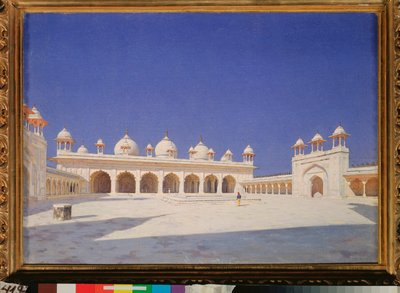 Die Perlenmoschee im Roten Fort von Agra von Vasili Vasilievich Vereshchagin
