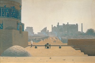 Hauptstraße in Samarkand, früher Morgen von Vasili Vasilievich Vereshchagin