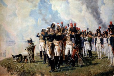 Napoleon Bonaparte auf den Höhen von Borodino, 1897 von Vasili Vasilievich Vereshchagin