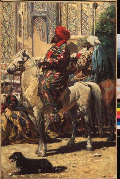 Ein Reiter in Samarkand von Vasili Vasilievich Vereshchagin
