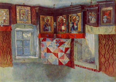 Die Dorfkapelle, 1880-1889, 1965 von Vasily Surikov