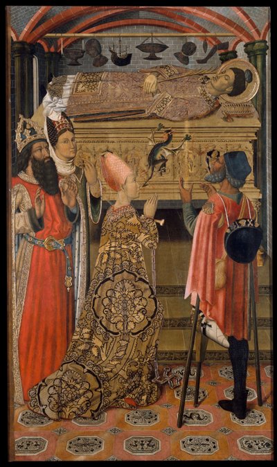 Prinzessin Eudoxia vor dem Grab des Heiligen Stephanus von Vergós Family