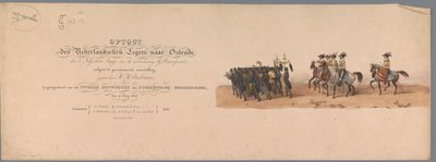 Historischer Umzug zum zweiten Jahrhundertfest der Universität Utrecht, 1836 (Titelblatt) von Victor Adam