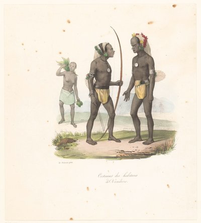 Kleidung der Einwohner von Vanikoro von Victor Adam