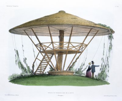 Robinsons Sonnenschirm, Parc de la Motte, Bourgogne, aus 