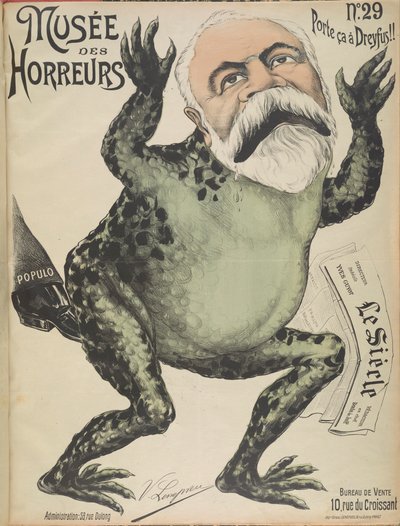 Musée des Horreurs Galerie der Schrecken: Yves Guyot, 1899 von Victor Lenepveu