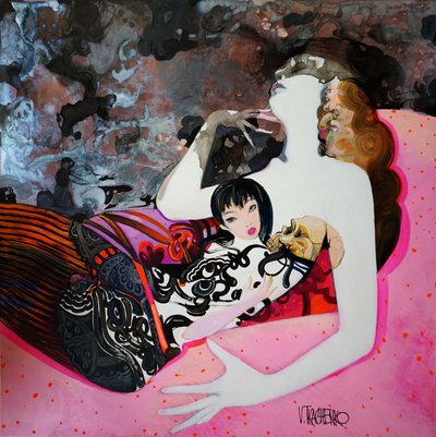 Träumen in Rosa von Victor Tkachenko