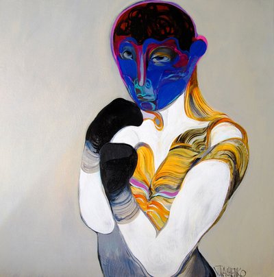 Lebendiger Boxer von Victor Tkachenko