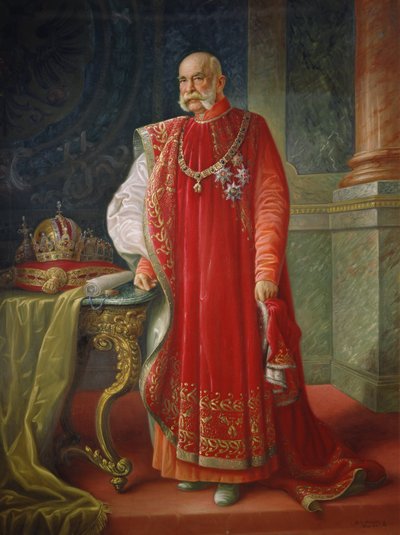 Franz Joseph I. von Österreich, ca. 1916 von Vienna Nedomansky Studio