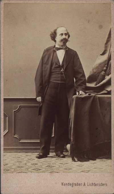 Porträt des Geigers und Komponisten Moritz Kässmayer von Vienna . Photo studio Kundegraber and