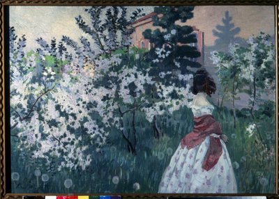 Frühling von Viktor Elpidiforovich Borisov Musatov