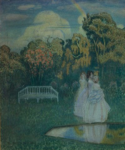 Park im Schatten, 1904 von Viktor Elpidiforovich Borisov Musatov