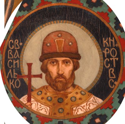 Heiliger Prinz Vasilko Konstantinovich von Rostov von Viktor Mikhaylovich Vasnetsov