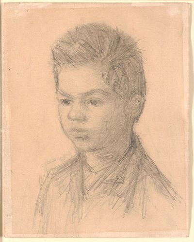 Porträt von Svend Hammershøi, Bruder des Künstlers von Vilhelm Hammershøi