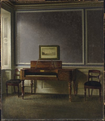 Das alte Klavier. Strandgade 30 von Vilhelm Hammershoi