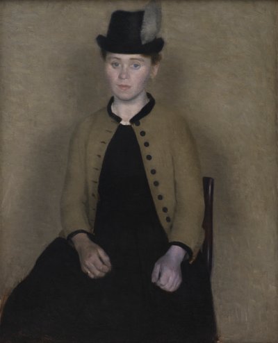 Ida Ilsted, später die Frau des Künstlers von Vilhelm Hammershøi