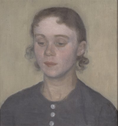 Die Frau des Künstlers, Ida Hammershøi, geb. Ilsted von Vilhelm Hammershøi