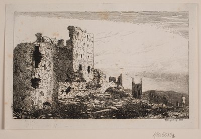 Hammershus auf Bornholm von Vilhelm Kyhn