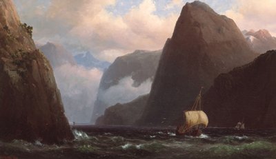 Skåla, Romsdalsfjord von Vilhelm Melbye