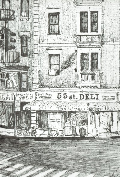 55. Straße New York von Vincent Alexander Booth