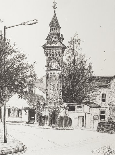Uhrturm, Hay on Wye, 2007 von Vincent Alexander Booth