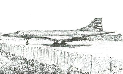 Concordes letzte Landung, 2003 von Vincent Alexander Booth