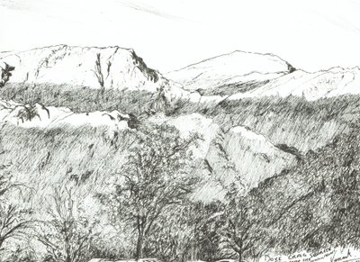 Dove Crag bei Sonnenaufgang, 2003 von Vincent Alexander Booth