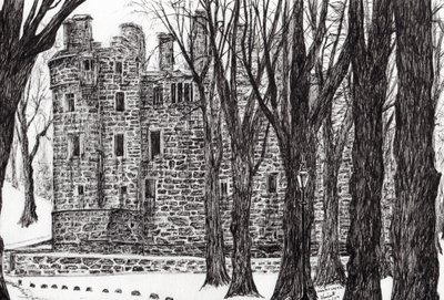 Huntly Schloss Schottland, 2007 von Vincent Alexander Booth