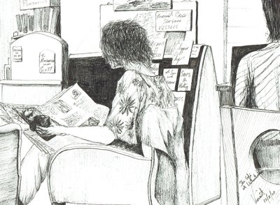Lesung im Waterstones Buchladen Manchester von Vincent Alexander Booth