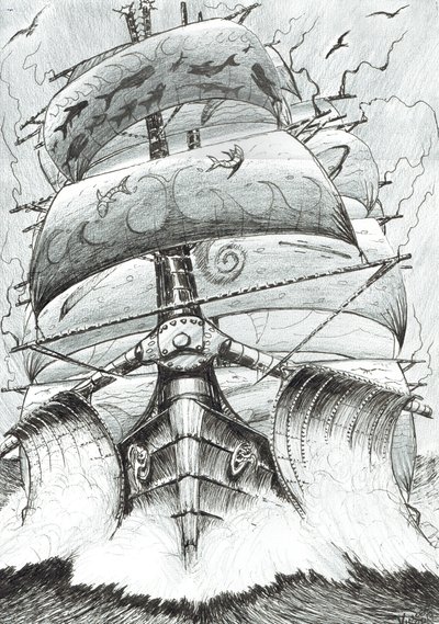 Sturmerschaffer Alboran-See von Vincent Alexander Booth