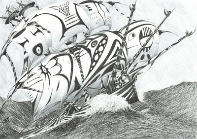Sturmerschaffer Arabisches Meer, 2017 von Vincent Alexander Booth