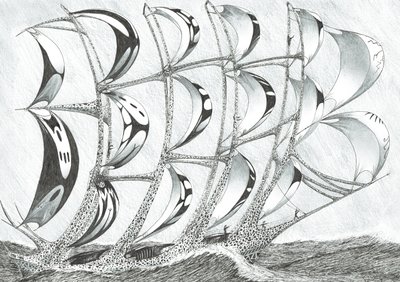 Sturmerschaffer Lakkadivensee, 2017 von Vincent Alexander Booth