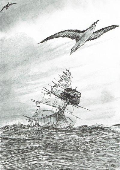 Sturmerschaffer Mindanaosee, 2020 von Vincent Alexander Booth