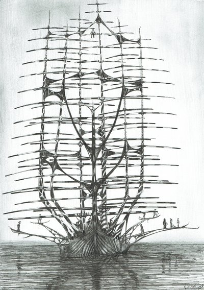 Sturmerschaffer Japanisches Meer, 2017 von Vincent Alexander Booth