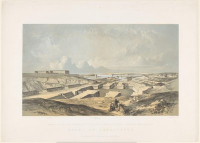 Der Hafen von Sebastopol, 1855 von Vincent Brooks