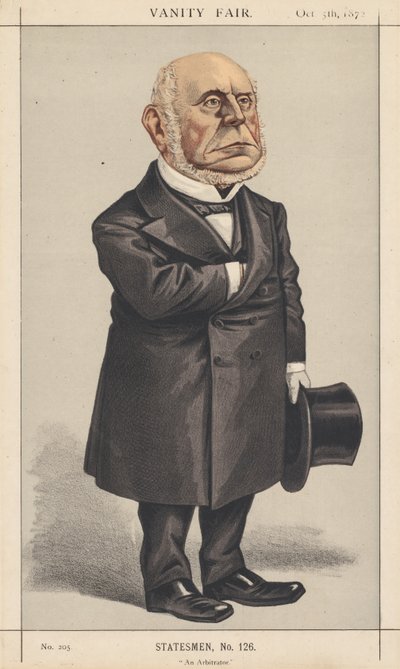 Vanity Fair: Staatsmann, Nr. 126 Ein Schiedsrichter, 1872 von Vincent Brooks Day and Son